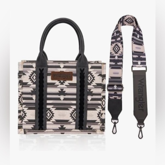 Wrangler Handbags - Wrangler Aztec Geometric Tote Bag
